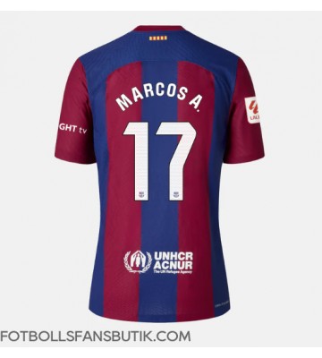 Barcelona Marcos Alonso #17 Replika Hemmatröja Damer 2023-24 Kortärmad